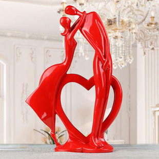  时尚结婚礼物实用婚庆礼品树脂工艺品创意家居装饰品摆件幸福恋人