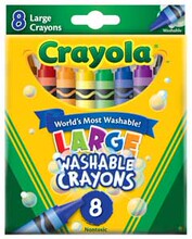 [Crayola�����/ǧɫ��]8ɫ��ˮϴ������52-3280