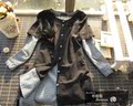  皇冠 正价  2010春装 韩国S田园棉麻格纹假两件裙Q1001C02