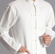 中国风男士大码唐装外套，纯棉中式盘扣居士服休闲棉麻衬衣长袖汉服