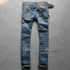 Джинсы мужские Весна классический Угадай простой