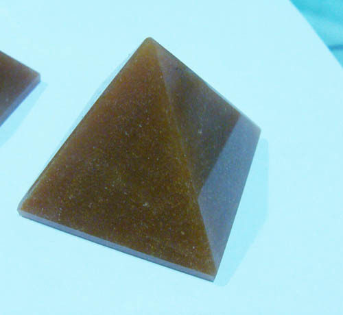 七星阵,天然冰洲石黄玉底盘七星阵,手机<em>挂件</em>施