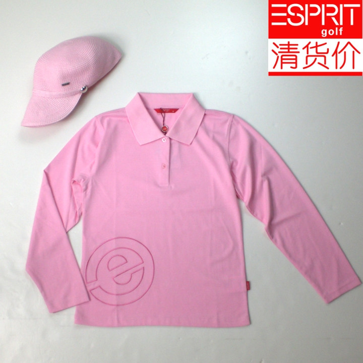 <span class=H>ES</span><span class=H>PR</span><span class=H>IT</span>专柜正品女装 春季新款 高尔夫运动休闲字母翻领女长袖t恤