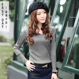 2011冬款贝蕾地 女童中<em>领</em> 圆领<em>毛衣</em> 全棉线衣 