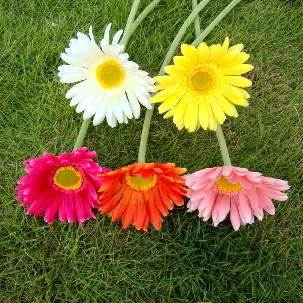 特价 扶郎菊 仿真太阳花 假花 绢花 非洲向日葵 田园装饰花艺
