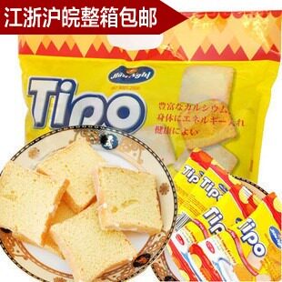 江浙沪皖整箱10包免邮 越南TiPo白巧克力牛奶面包干300克YZ 0.34