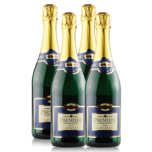  【有家红酒】起泡酒 葡萄酒 香槟 德国普雷米白葡萄起泡酒750ml*4
