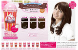 日本原装 现货 2010新品 Beautylabo摇摇杯泡沫染发剂 巧克力枫棕
