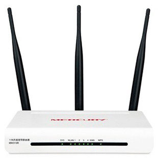包邮 水星 MW310R 300M 无线路由器 穿墙 手机wifi 三天线 送网线