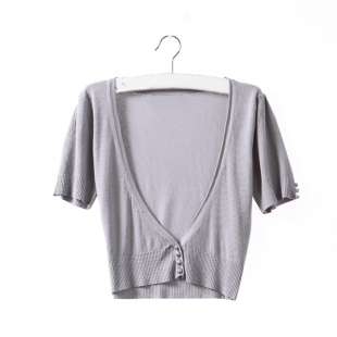 Mr. Cotton sundress han edition 2011 new lady polychromatic knitting v-neck cardigan S5152