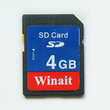 winait英耐特4G SD卡适合相机摄像机配读卡器可作U盘使用 促销