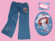 萌萌童坊 出口原单草莓娃娃牛仔长裤Y-003