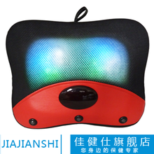 天猫正品揉捏叩击加热按摩器 颈部 腰部按摩枕 正品包邮按摩器材