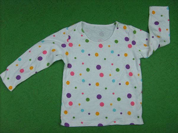 Children's clothing/Occident fashion/Colored dots/Cotton blouse/Specials only 10 elementin the Children/Baby/Family fitted , Children tracksuit , Home service package category - from Buy2taobao.com to provide professional Taobao agent buy service
