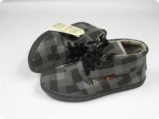  JM快乐玛丽正品 中帮男帆布鞋 格子复古布鞋情侣鞋67007M