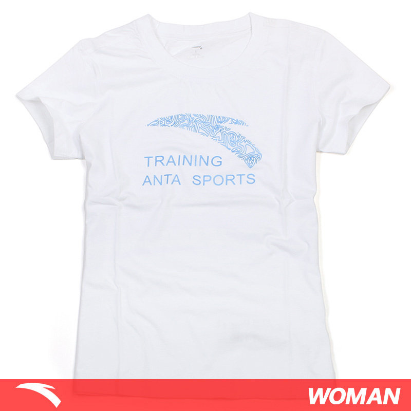 安踏/ANTA 综训系列 女圆领短T|6927152-1