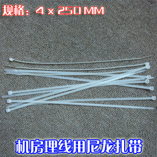 国标 4*250MM尼龙自锁扎带 线材扎带 机房线缆整理扎带 白色 40根在类目 基础建材, 家用五金, 其他五金件, 缎带/扎带中 - 来自Buy2taobao.com提供专业的淘宝代购服务
