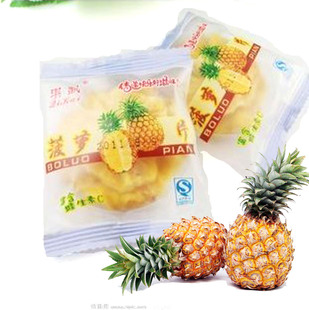  琪凯菠萝片 菠萝干菠萝圈 凤梨果干 含糖 独立小包装500g