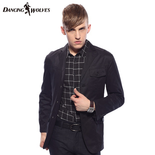 与狼共舞西服 时尚休闲单西 春装 正品男装 特价 202103100 2色