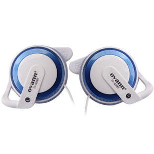 全国包邮 欧凡 OV-Q18MV 挂耳式 耳麦 电脑<span class=H>MP3</span>耳机 带线控麦克风