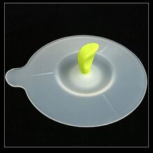 特价意大利正品PINKO耐热杯盖/环保杯盖/防漏硅胶杯盖 绿色豆苗