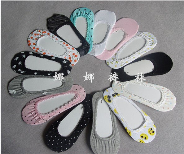 冲皇冠！夏天MM单鞋最爱*日韩时尚精品/超可爱纯棉少女糖果船袜