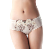 【性感】特价促销 精品女式时尚 透明透气 三角牡丹刺绣内裤K1271