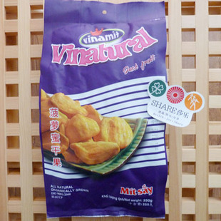  越南德诚皇冠AK菠萝蜜果干 酸酸甜甜好味道 250g