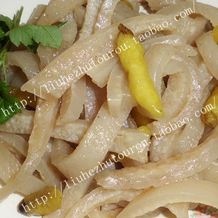  南京六合农村 私房菜 泡椒猪皮 清爽开胃 无添加 微辣 美容养颜