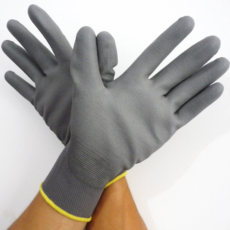 斯博瑞安2100250 尼龙PU 耐磨工作手套工业劳