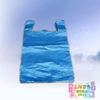 马夹袋蓝色塑料袋购物袋  背心手提方便袋  量大可设计定制