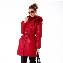 正品 <span class=H>波司登</span><span class=H>羽绒</span><span class=H>服</span>清仓<span class=H>女</span>貉子毛连帽泡摆休闲中长款 BR1908