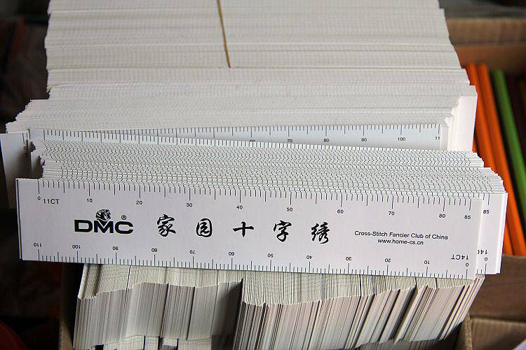 万众家园十字绣必备工具★14ct/11ct 两用绣尺