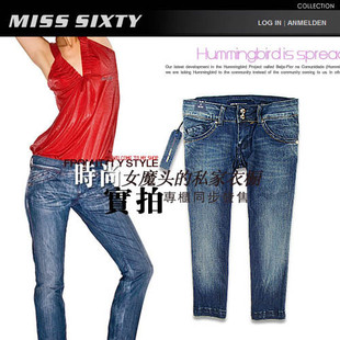 【时尚女魔头】Miss sixty 个性纽扣牛仔中裤2010官网推荐已到货