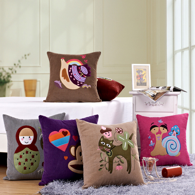 可爱卡通抱枕(含芯)...