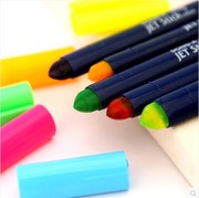 韩国进口 固体果冻 彩色 荧光笔 记号笔 相册笔 涂鸦笔 5色选