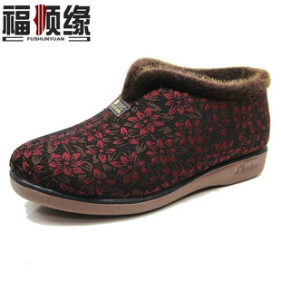  【春节大促】正品老北京布鞋防滑底中老年加厚保暖棉鞋宽松女棉鞋