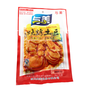  正宗四川特产 新休闲一族 素食小吃 与美 烧烤土豆70g/袋