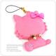 韩国进口 蝴蝶结公主粉色猫眯手机链
