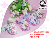 新款CROCS HelloKitty凯蒂猫 洞洞鞋/亲子鞋/沙滩鞋/凉鞋/小童鞋