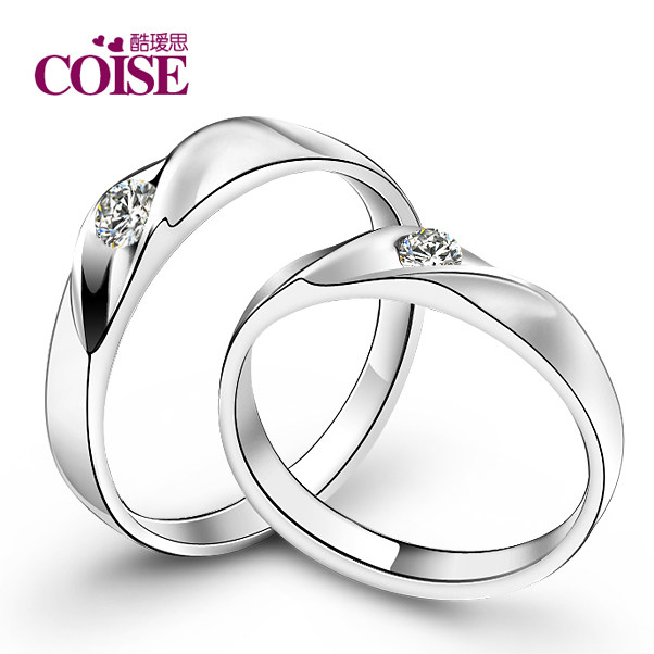 coise 925�������¶Խ� Ψһ�����½�ָ ����ʱ����Ʒ ��������