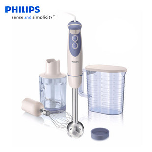 Philips/飞利浦 HR1617 搅拌机 手持式搅拌机 多功能 500瓦 16档