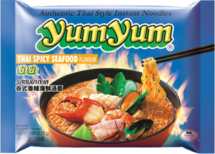  泰国进口养养牌 香辣海鲜味汤面方便面 泡面 70g 海鲜面 30包包邮