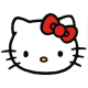 可爱特价女笔记本拉杆旅行箱包行李箱冰箱贴纸[hello kitty]