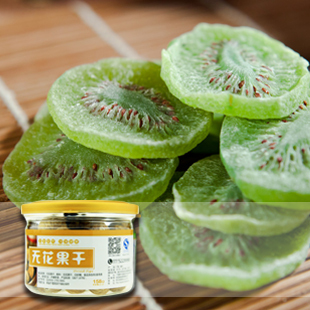  绿佳美食 蜜饯零食 特级野生猕猴桃干 奇异果干158g(罐装)