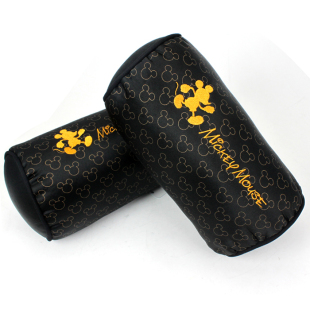 Japan NAPOLEX Mickey Car headrest cylindrical neck pillow color can be selected (value package)