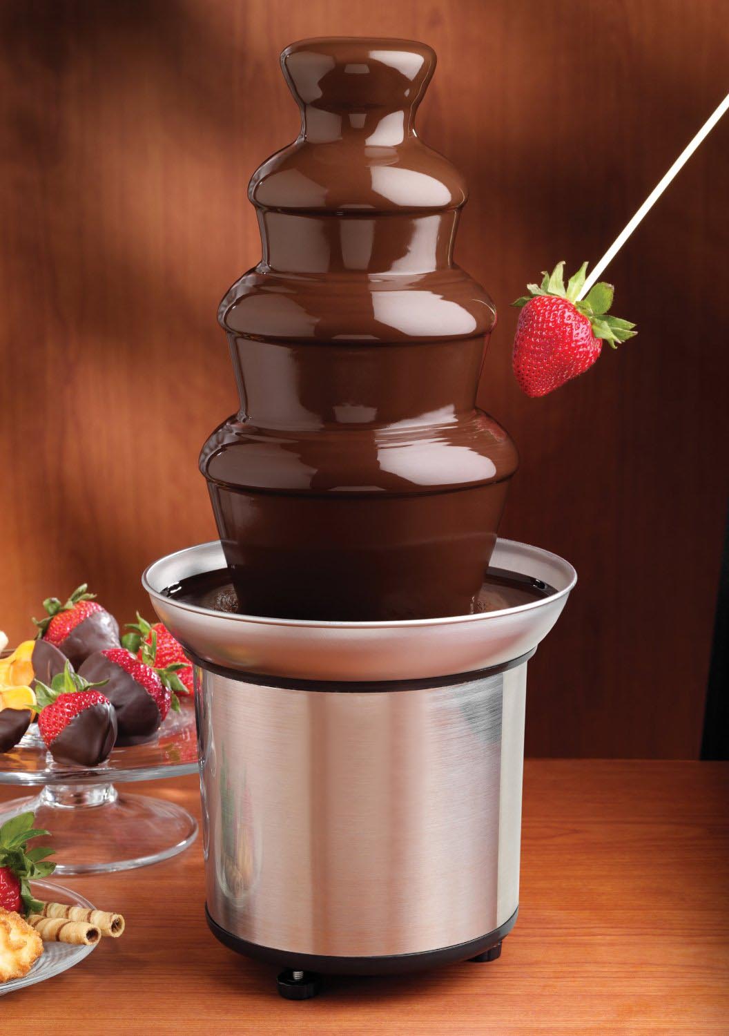 Шоколадный фонтан фондю Chocolate Fondue