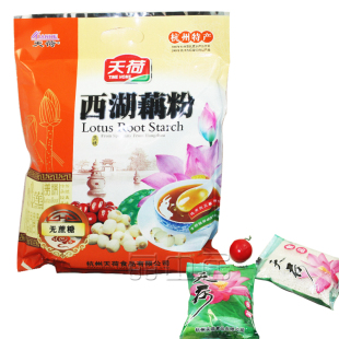  天荷 西湖藕粉 无庶糖 速溶 浙江 杭州特产 藕莼 年货 小吃 700克