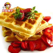 【良品铺子官网】丹夫华夫饼干 欧式松软饼 原味/奶油味 西式糕点