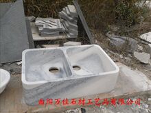 大理石洗菜盆 洗脸盆 大理石厨具 汉白玉洗脸盆 万佳厂直销